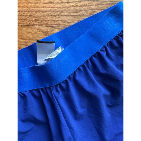 Nike Dri-FIT Blue Athletic Shorts Brief Lined Running Active Women’s L - Picture 4 of 6